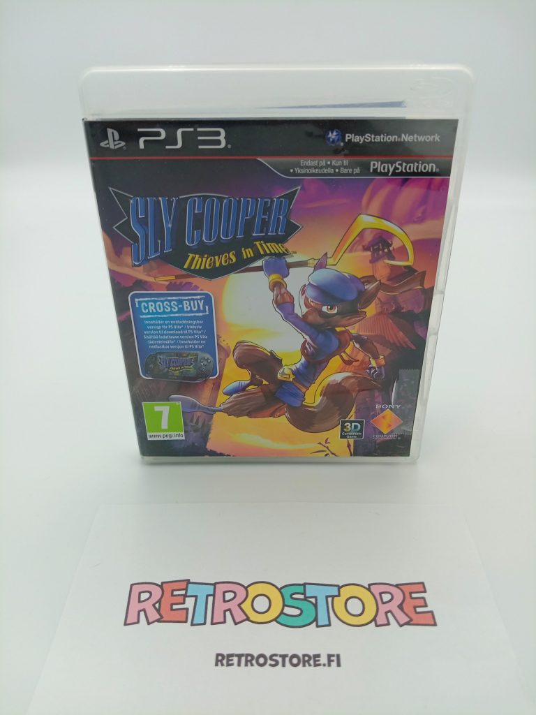 ps3 sly cooper thieves in time etukansi