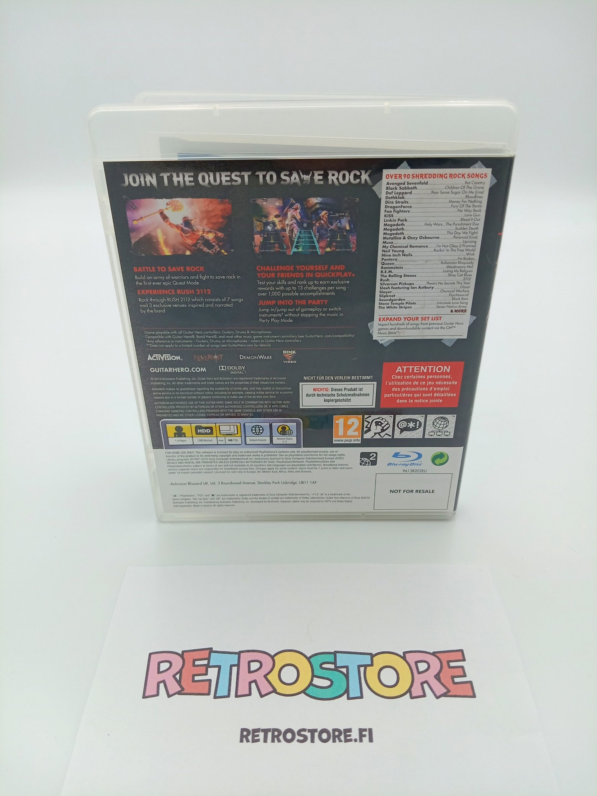 ps3 guitar hero warriors of rock takakansi