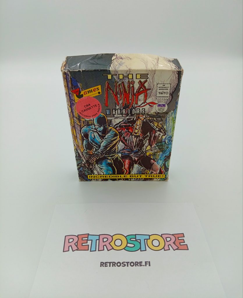The Ninja Warriors Commodore 64 etukansi