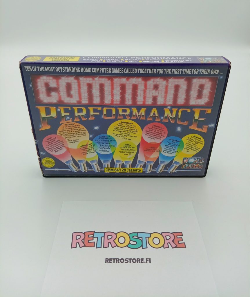Command Performance Commodore 64 pelin kansikuva