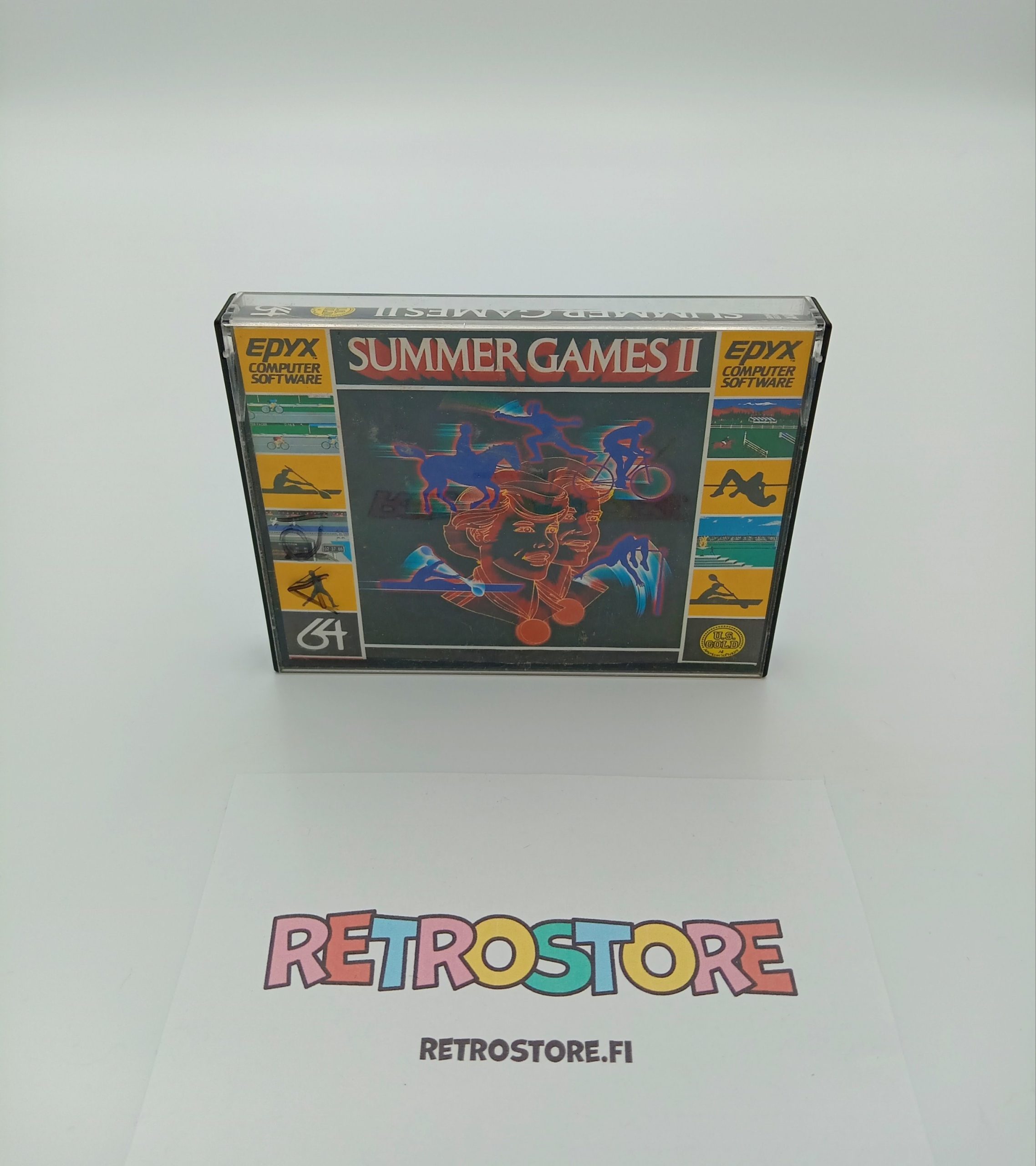 Summer Games II Commodore 64 CIB etukansi