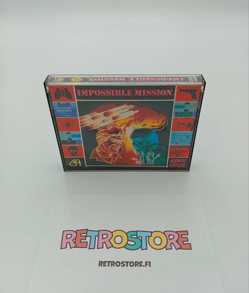 Impossible Mission Commodore 64 alkuperäinen tyhjä pelikotelo