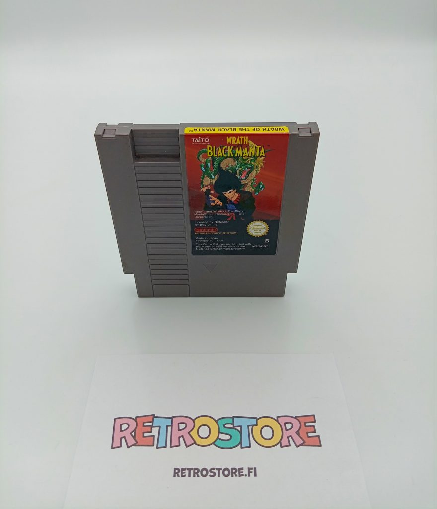 Wrath of the Black Manta NES pelkkä kasetti