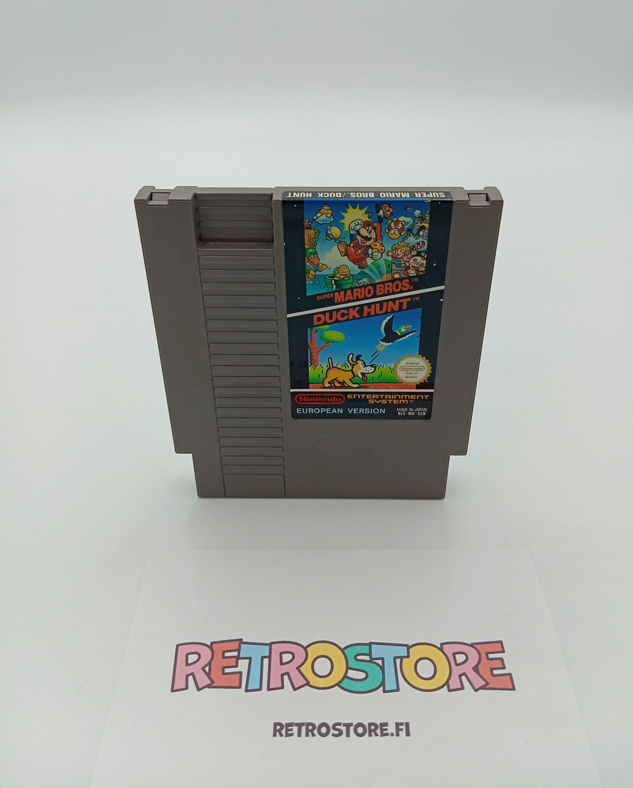 Super Mario Bros ja Duck Hunt NES pelkkä kasetti SCN