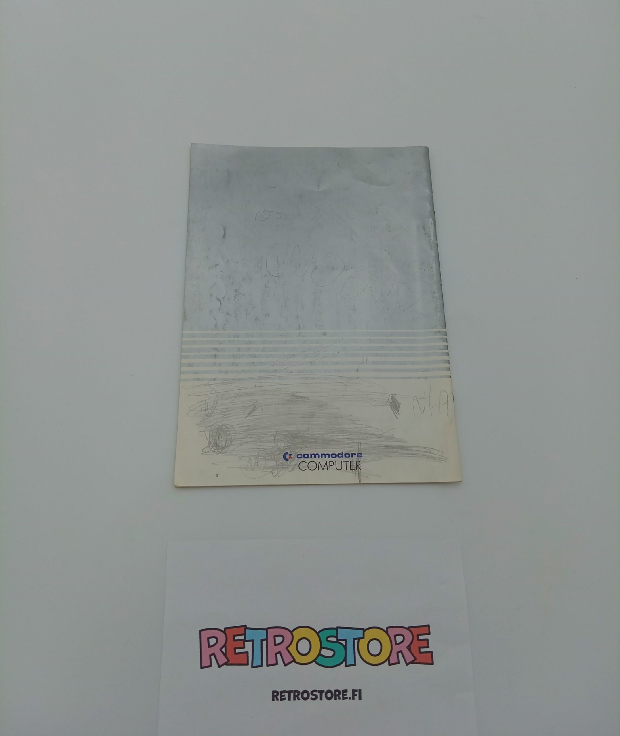 Alkuperäinen Commodore 1530 Datassette Unit Operating Instructions -käyttöohjekirja takakansi