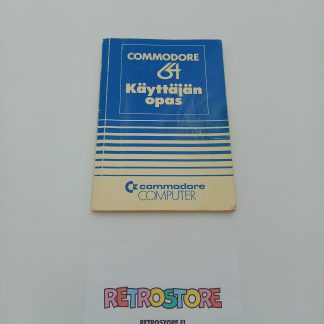 Alkuperäinen suomenkielinen Commodore 64 Käyttäjän Opas -ohjekirja