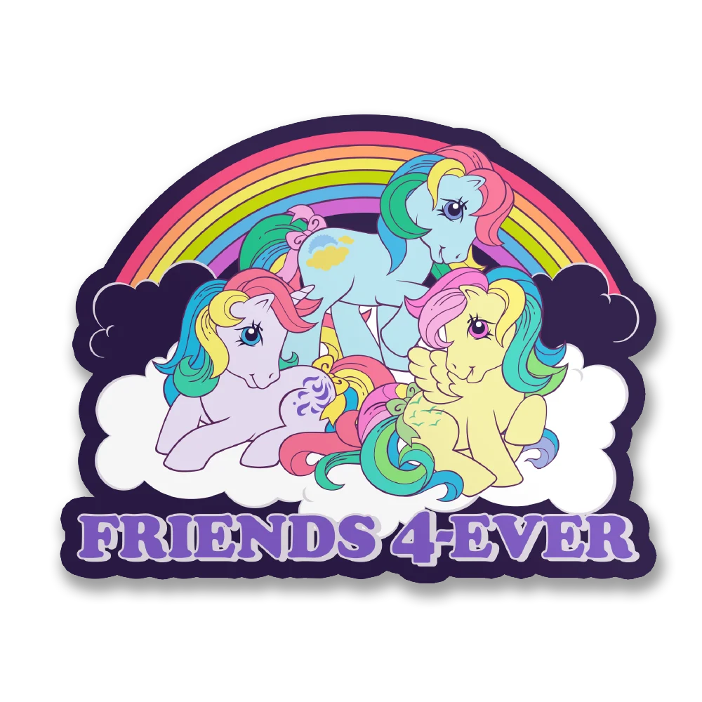 My Little Pony Friends 4Ever -tarra valkoisella taustalla