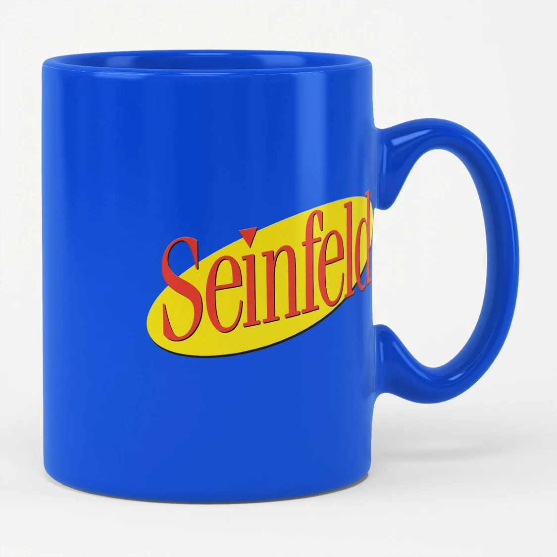 Seinfeld-logomuki valkoisella taustalla