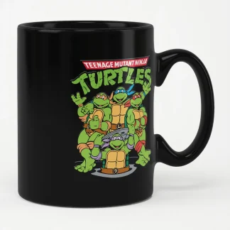 Teenage Mutant Ninja Turtles -muki valkoisella taustalla